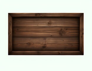 Wooden sign Hyperrealistic Highly Detailed Isolated On Transparent Background Png File