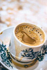 cup of coffee, Asian restaurant, kopitiam   