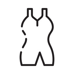 Dress Fashion Style Line Icon