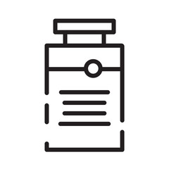 Drug Health Virus Line Icon