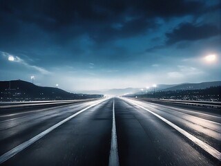 Fototapeta premium highway at night