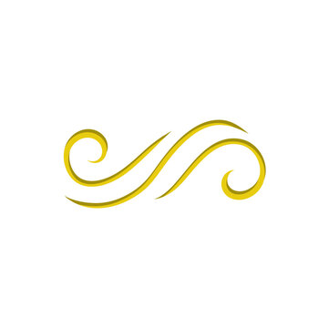 recommend clip art: Calligraphic swirl ornament