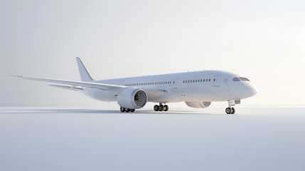 Obraz premium airplane on the ground ,generative ai