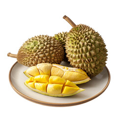 Delightful Durian Vector Art, Portraying the Singular Charm of this Fruit.