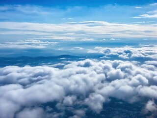 Fototapeta premium blue sky with clouds