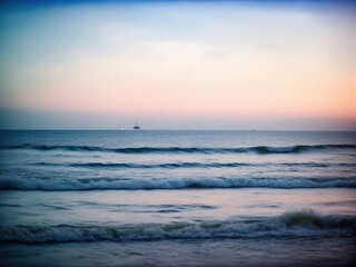Obraz premium sunset on the sea