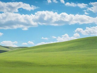 Obraz premium field and blue sky