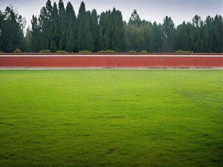 Obraz premium red and green grass