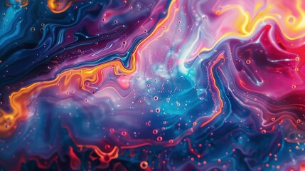 Fluid Fusion: Abstract Spectrum Melody