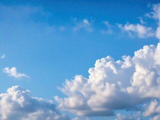 blue sky with clouds