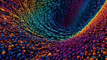 Obraz premium peacock feather texture