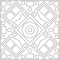 Geometric Coloring Page M_2204085