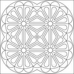 Geometric Coloring Page M_2204185