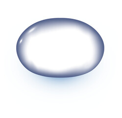 Drop water realistic clear style