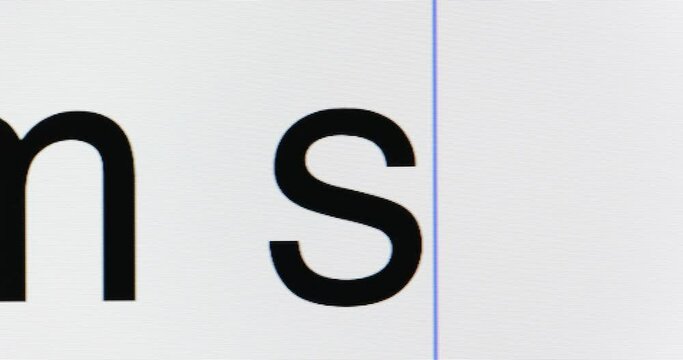 Text I m so sorry appears on the computer screen