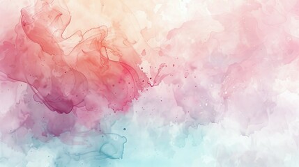 Soft Strokes: Watercolor Abstract Sweetness