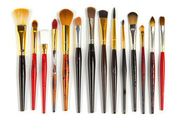 Paint brushes, ready for art