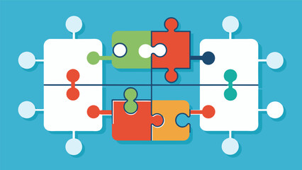 A puzzle piece diagram with each piece representing a different aspect of the rumor and the connections between them forming a larger picture of how.