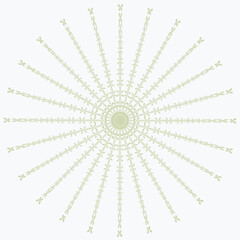 Obraz premium Pattern element on a white background. The vector image can be used as a decoration for fine art.