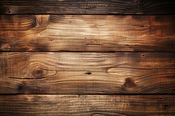 Naklejka premium Detailed view of a wooden plank wall, showing the texture and pattern of the wood