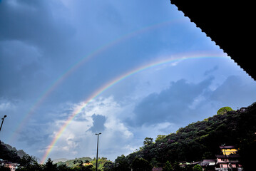 A Double Rainbow over the Hills of Itaipava - Rio de Janeiro, Brazil