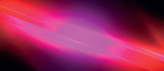 Fototapeta premium A vibrant mix of purple, violet, and magenta light is illuminating an electric blue pattern against a dark black background, creating a colorful and dynamic display