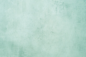 Obraz premium Blank green grunge cement wall texture background, banner, interior design background, banner