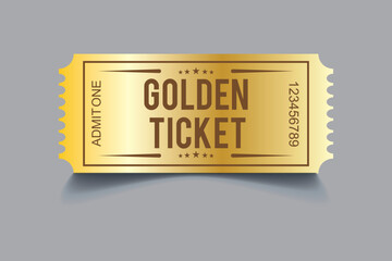 Realistic golden ticket