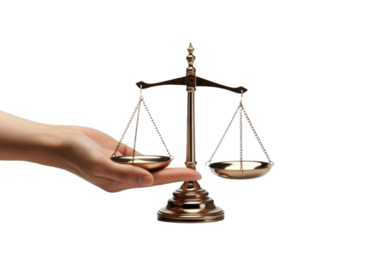 The Weighing of Souls on White or PNG Transparent Background.