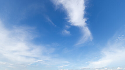 clear blue sky background,clouds with background, Blue sky background with tiny clouds. White...