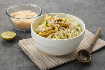 Soto Ayam Lamongan, traditional chicken soup from Indonesia
