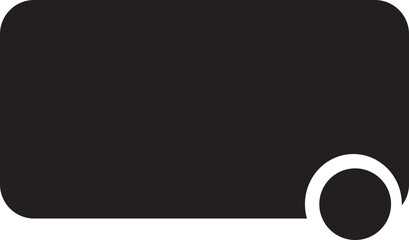 Chat Message Bubble Vector illustration. Communication icon. Talk bubble, dialog. Web icon. Online communication. Conversation, SMS, Notification, Chat in trendy Fill style on transparent background.