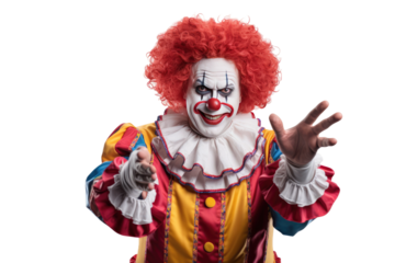 The Jesters Enigmatic Gesture on White or PNG Transparent Background.