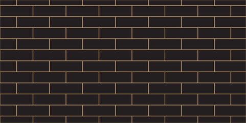 Black brick wall background. Architecture square construction stone block brick wallpaper. seamless building cement concrete wall grunge background.