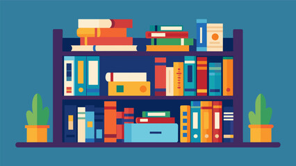 A picture of a bookshelf filled with books of different genres showcasing the dream of being an avid reader and constantly learning new things..