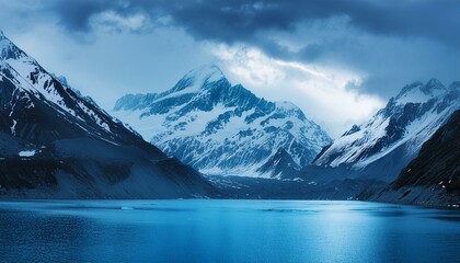 【リアル背景素材】雪山との境界