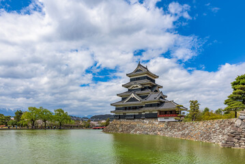 Matsumoto-jo (Matsumoto Castle) in Nagano Prefecture, National Treasure of Japan