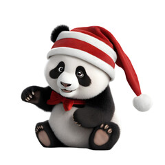 Panda santa