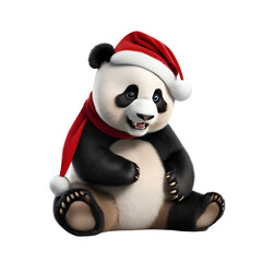Santa panda