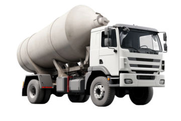 The Majestic Cement Behemoth on White or PNG Transparent Background.