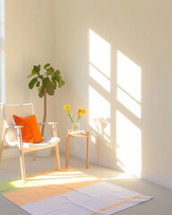 Soothing Couples Therapy Office for Mental Health Awareness With Fertility Aids