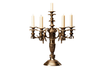 The Illuminated Dance of Flames on White or PNG Transparent Background.