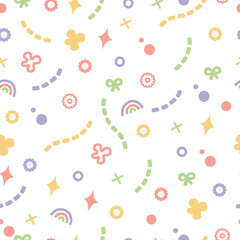 cute decoration print seamless pattern