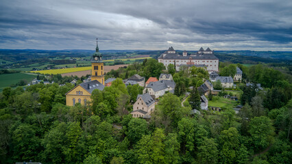 Naklejka premium Augustusburg Sachsen Erzgebirge