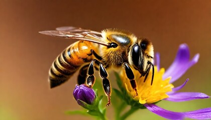 A coloful honey bee (195)