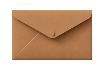The Secret Keepers: Envelope of Mystical Secrets on White or PNG Transparent Background.
