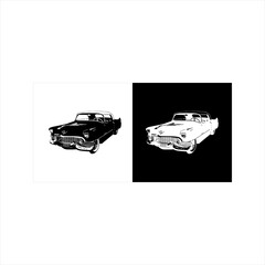 llustration vector graphic of auto car icon