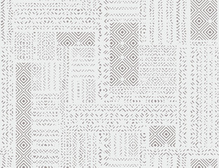 Geometric foggy grey Chic Persian carpet original design, tribal vector texture.carpet minimal style tones seamless pattern stylish pastel background with abstract modern line design for print