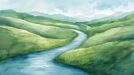 Gentle watercolor depicting a quiet corner of a garden, blooming flowers and soft greenery, easing patients' nerves with its peaceful aura