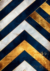 Elegant nautical stripes, summer background, navy blue, white, gold accents